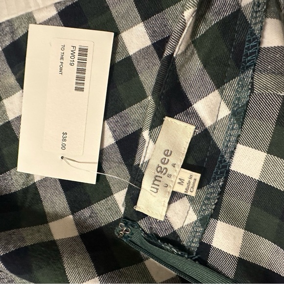 Umgee Black and White Checkered Skort - Picture 4 of 7